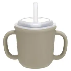 Copo De Palha De Silicone Automático Edison 200ml Treinamento Com Alça Dupla Para Bebês E Crianças Pequenas Beber Resist