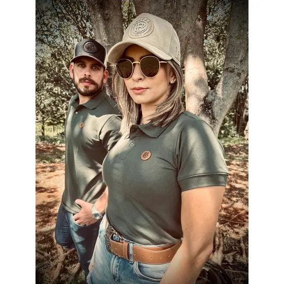 Camisa Gola Polo Piquet Feminina 50% Poliester 50% Algodão Premium Não da Bolinha
