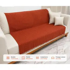 Manta Para Sofá  Retrátil 2,10X1,20 Cama Poltrona Decorativa 100% Algodão
