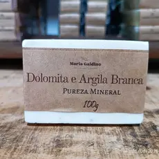 Sabonete Dolomita e Argila Branca Manchas,Melasma,Espinhas, Clareador Acne