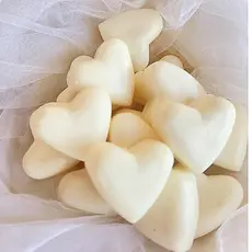 60 Mini Sabonetes 15g de Dolomita e Argila Branca cada Lembrancinha Mini Casamento