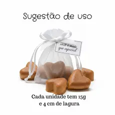 15 Sabonetinho de Açafrão 15g Coração Lembrancinha Perfumado Mini