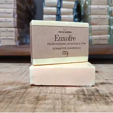 Sabonete de Enxofre Rosácea Dermatite Espinhas Acne Natural Artesanal