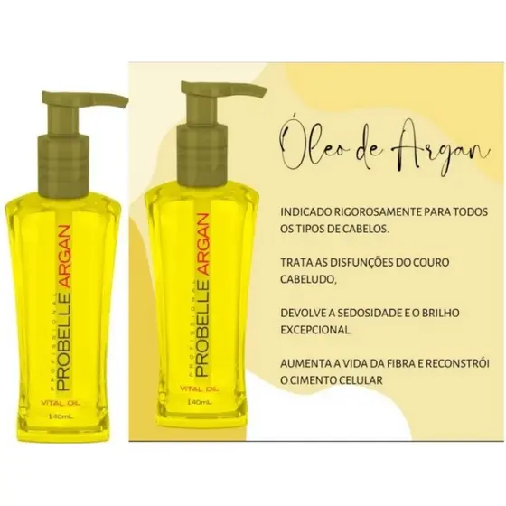 Kit 2 Oleo de Argan 140 ML Probelle