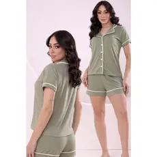 Pijama Americano Feminino/ Blogueirinha/ Pijama Feminino / Baby Doll Americano