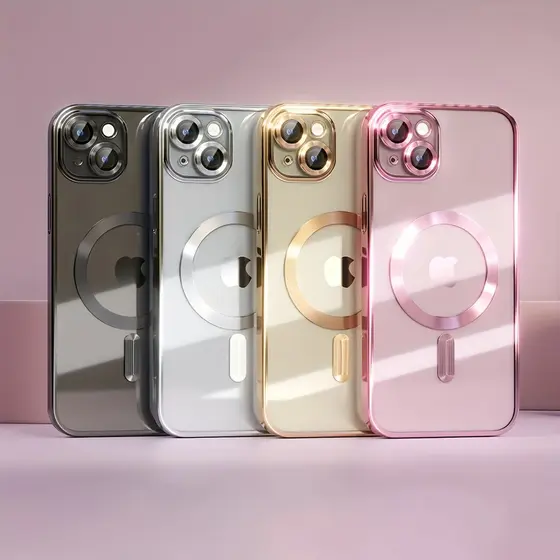 Capa Fina Revestida Transparente Premium Para Iphone 16E 16 15 14 13 12 11 Pro Max 16 Plus De Proteção De Filme De Lente