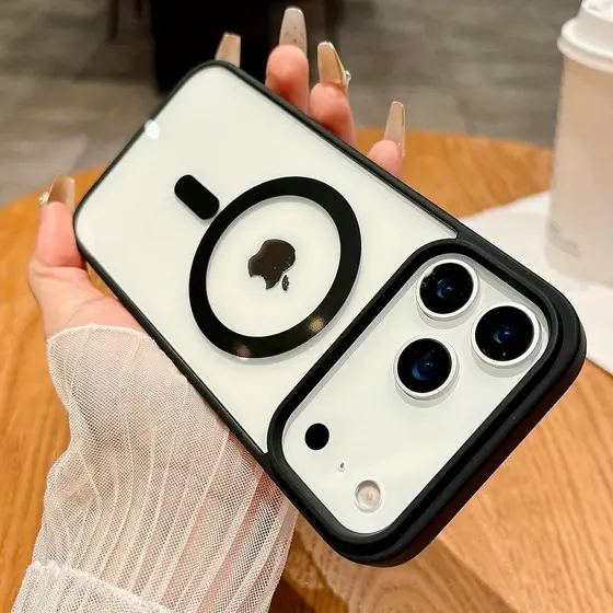 Capa De Telefone De Carregamento Magnético Sem Fio De Luxo , Adequada Para iPhone 17 Air 16E 16 15 14 Plus 13 12 Mini 11