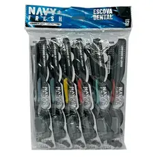 Escova De Dente Dura Com Capa N4047 12Un – Navy Fresh