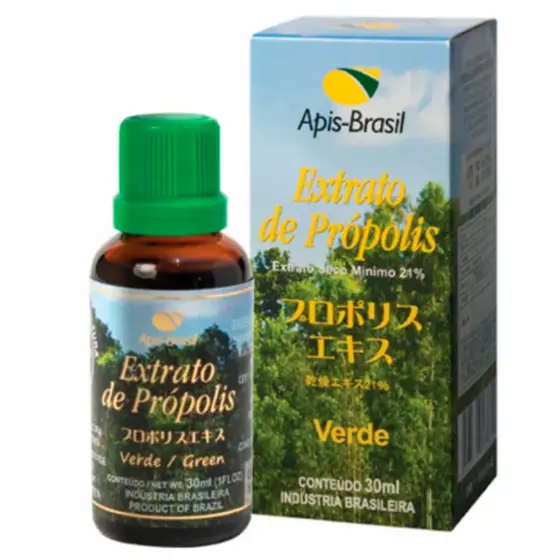 Extrato De Própolis Verde 21% - 30ml Apis Brasil