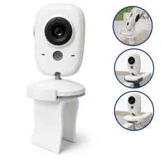 Suporte Babá Eletrônica para Berço Haste Flexível Ajustável Monitor Bebê Infantil Suporte Acessório Segurança Câmera