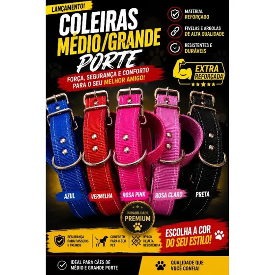 coleira para cachorro grande