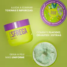 Esfrega bumbum 200g – Esfoliante Corporal com Ácido Glicólico + Chá Verde beleza brasileira