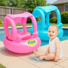 Boia Bebê Infantil Inflável Cobertura Proteção Piscina Criança