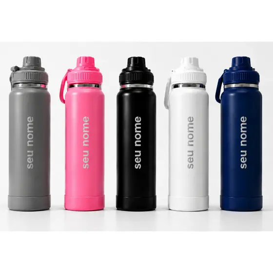 Garrafa Térmica 800ml Personalizada com seu nome