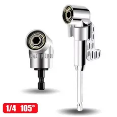 Adaptador Angular Curto ou Longo Para Parafusadeira e Furadeira 105°