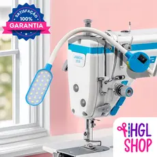 Luminária Luz LED 22 Pontos com Braço e Imã Haste Flexível p/ Máquina de Costura