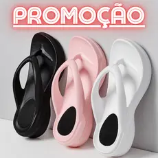 Chinelo Feminino Tamanco Idoso Ortopédico Macio Leve Confortável