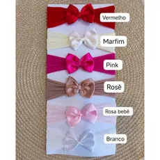 TIARA BEBE LACINHO MATERNIDADE KIT COM 6