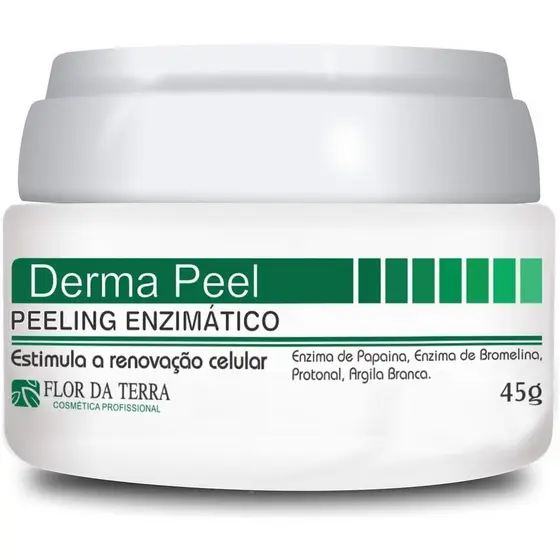 Peeling Enzimático Flor Da Terra 45g Esfoliação Renovação Celular Clareador