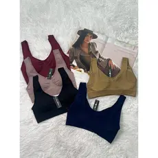 Amo&Tiamo Sutiã Esportivo com bojo Confortável Ideal Para Mulheres /fitness/Yoga/Esportes/ Top
