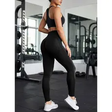 Amo&Tiamo Calça Legging Esportiva Alta Resistência Feminina Poliamida