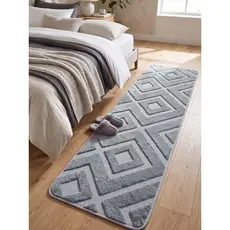 Tapete Passadeira Premium 60x200 cm Alto Relevo 3D Antiderrapante