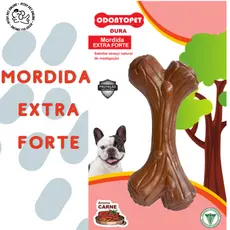 Brinquedo Resistente para Cachorro Odontopet Dura Dog Wood