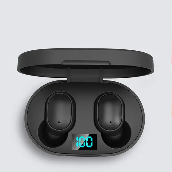 Fone de Ouvido Bluetooth TWS23 com Estojo Carregador e Visor Digital LED – Sem Fio