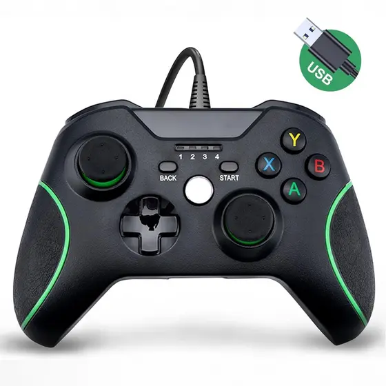 Controle Xbox One com Fio Compatível com Todas as Versões, Ergonomia Inteligente Precisão e Conforto