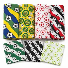TNT Estampado Tema Futebol 1m x 1,40m Festa Decoração