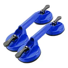 Kit 2 Ventosas Dupla Vácuo Forte Porcelanato Mármore - 150kg