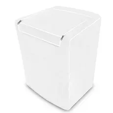 Capa para Máquina de Lavar Floral Couronil Lavadora Electrolux Brastemp Consul + Saquinho Protetor P