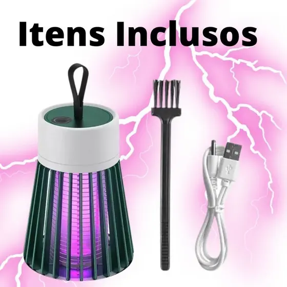 Lâmpada Elétrica Mata-Mosquitos Com Luz UV, Armadilha Para Insetos TOMADA Usb