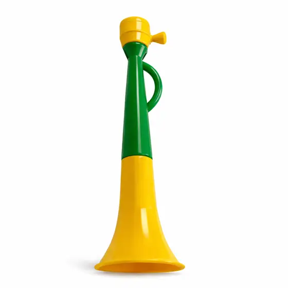 Corneta Brasil Copa do Mundo 29cm Verde Amarela Torcedor com Alça