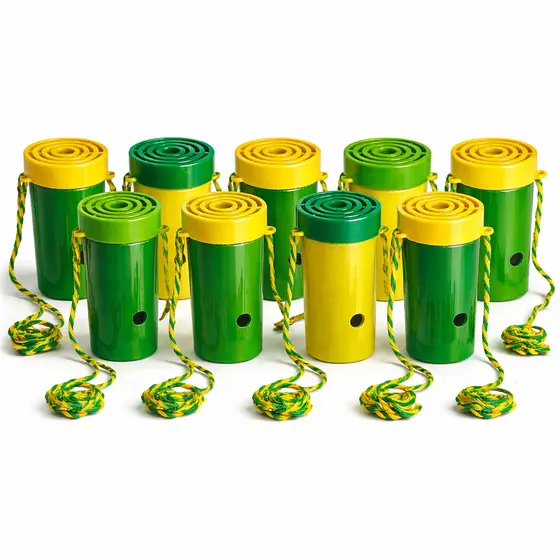 10 Cornetas Brasil Torcida Verde Amarela Copa do Mundo 7cm Leve