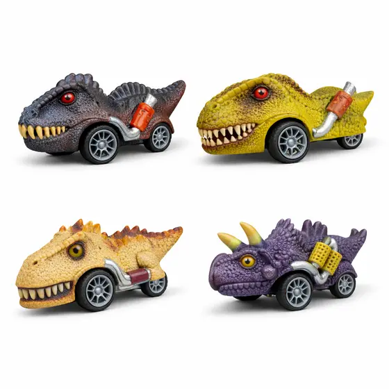 Carrinho Dino Fricção Infantil Dinossauro Plástico Brinquedo Criança