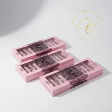Cílios Postiços LashBeauty 10 Pares Efeito Natural em Nylon - Escolha Variação - SQ3317