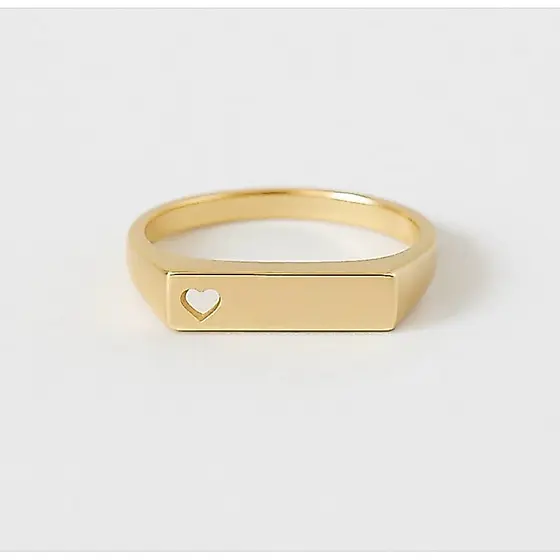 Anel Chapinha Feminino Ouro  banhado, semijoia18k Exclusivo Com garantia