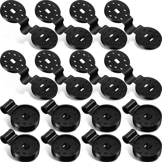 Kit 50 Presilhas Conector Fixador Para Tela Toldos Clipes de Sombrite Plástico Resistente