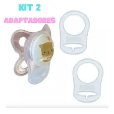 KIT 2 Anel Adaptador em Silicone Chupeta MAM NUK BUBA UNIVERSAL - ENVIO RÁPIDO E QUALIDADE GARANTIDA