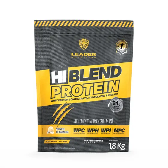 Hi-Blend Protein sem Soja Refil 1.8kg - Leader Nutrition