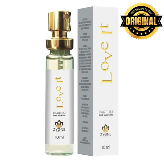 Love It Zyone Cosméticos Feminino Parfum 10ml Alta Fixação Essência Premium