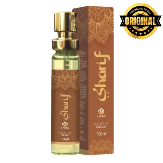 Sharif Árabe Zyone Cosméticos Masculino Parfum 10ml Alta Fixação Essência Premium