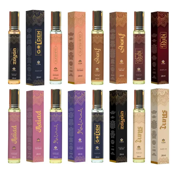 Perfume Árabe Zyone Masculino e Feminino 28ml Parfum Fragrância Importada