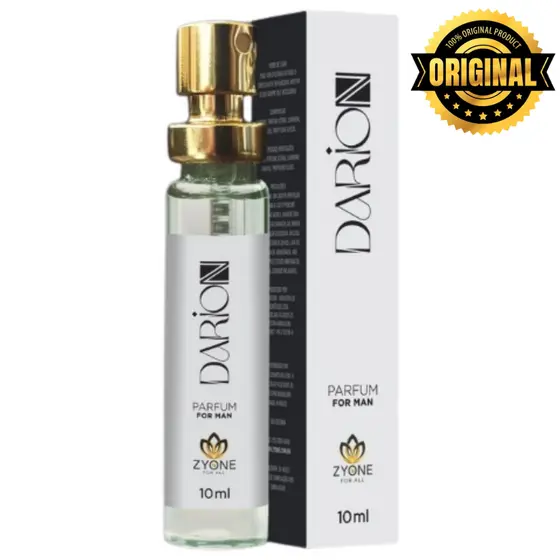 Darion Zyone Cosméticos Masculino Parfum 10ml Alta Fixação Essência Premium