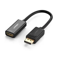 Adaptador Vídeo Ugreen DisplayPort p/Hdmi 4k Fêmea Preto