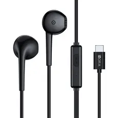 Fone Ouvido Com Fio 1Hora Aut124 Cabo 1.2M Tipo C Preto