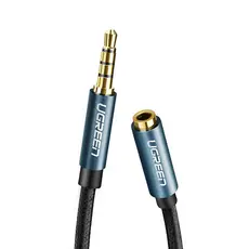 Cabo Extensor de Áudio Ugreen 3.5mm 4 Pólos Macho/Fêmea 1.5 Metros Preto