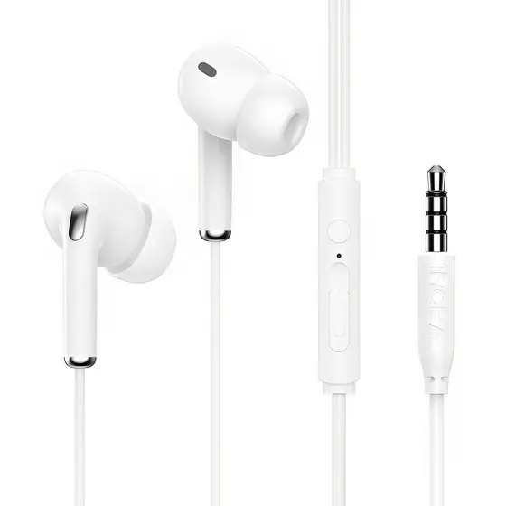 Fone Ouvido Com Fio 1Hora 3.5mm Intra-auricular Branco