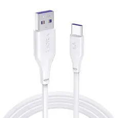 Cabo Carregamento Dados 1Hora Usb 2.0 A/C 5A 1M Branco